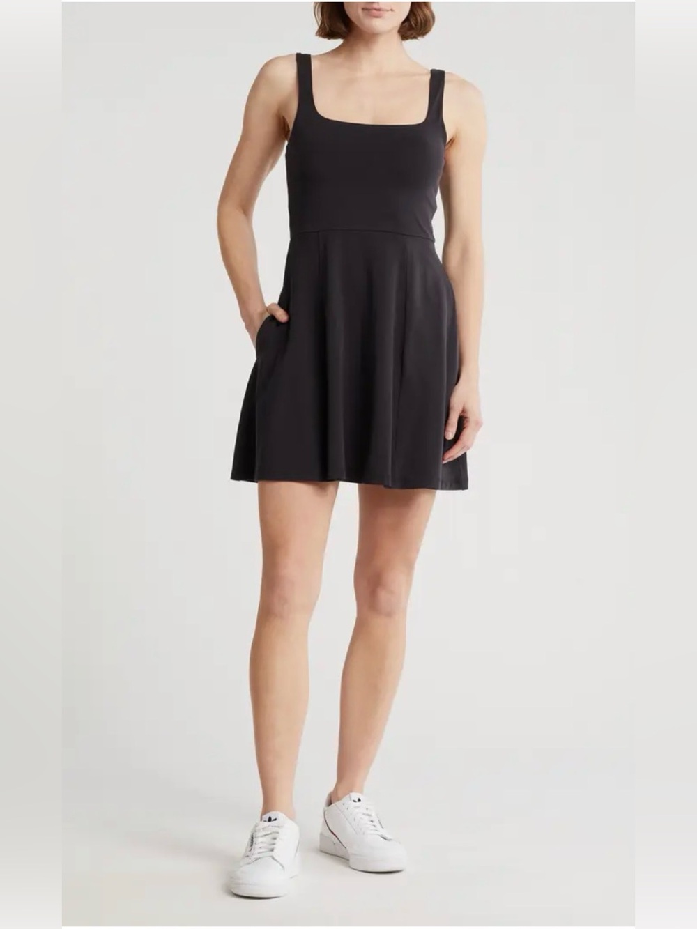Beyond Yoga Black Mini Tank Dress